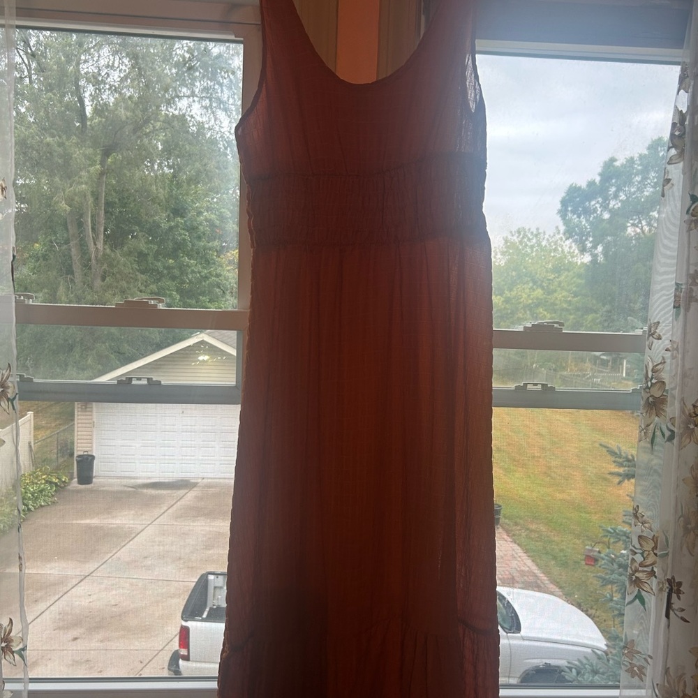 Elegant Sleeveless mustard yellow Dress